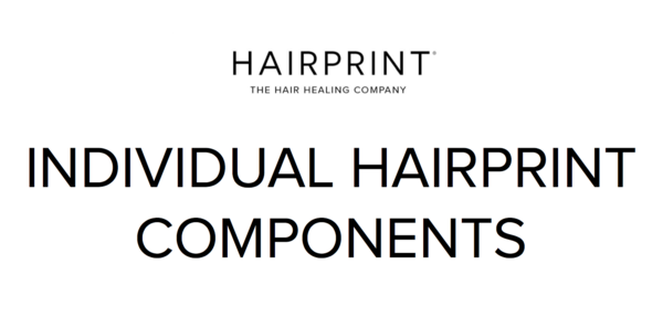 Here you may order the individual components contained inside a Hairprint Color Restorer Kit.  Sales on Hairprint Kit Components are final, so please make sure to order the appropriate components based on your needs.